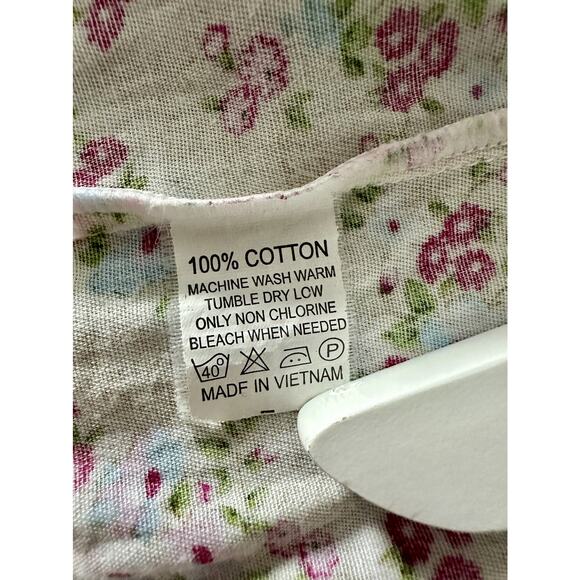 Sweet Dream Cream Pink Smocked Floral Dress 6 - Picture 7 of 8